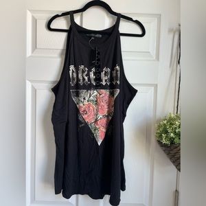 Torrid Black Graphic Goddess Hi Tank size 3X